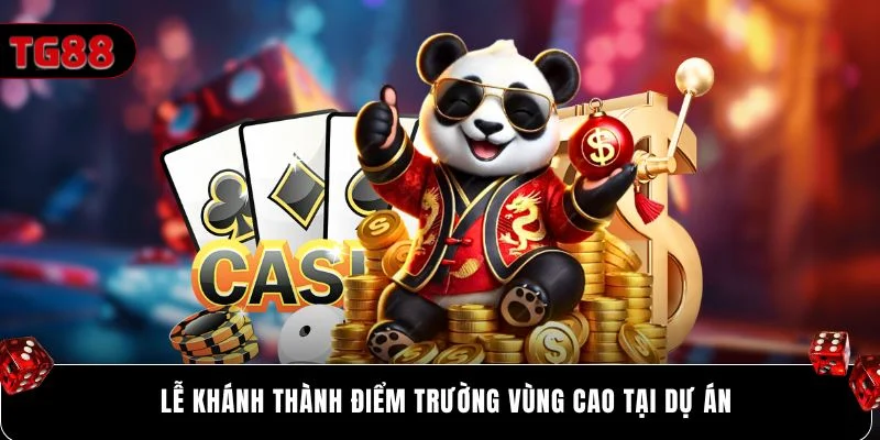 Lễ khánh thành điểm trường vùng cao tại dự án