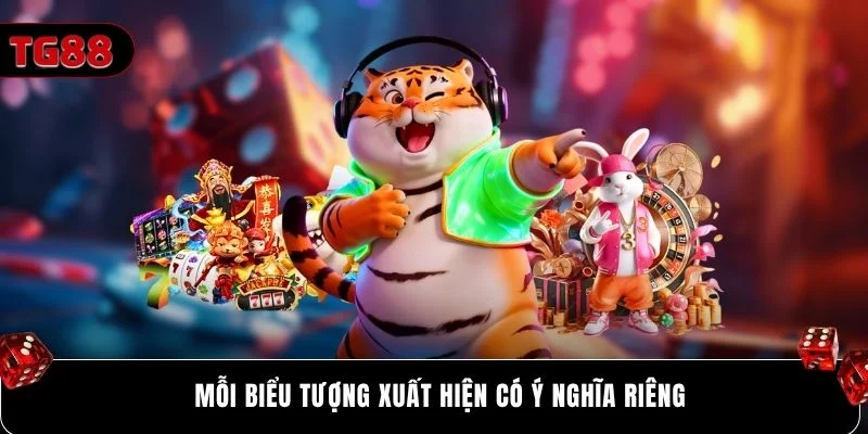 Mỗi biểu tượng xuất hiện có ý nghĩa riêng