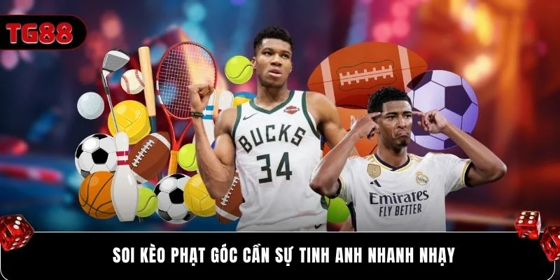 Soi kèo phạt góc cần sự tinh anh nhanh nhạy